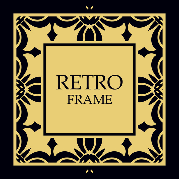Vector ornate frame - Vektori, kuva
