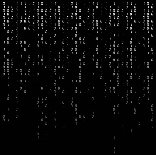 bináris számjegy, háttér, absztrakt 0,1 tapéta alá - Vektor, kép