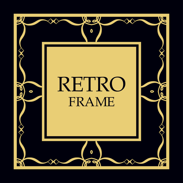 Vector ornate frame - Vetor, Imagem