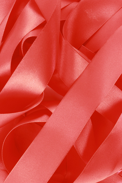 red ribbon as a background - Foto, afbeelding
