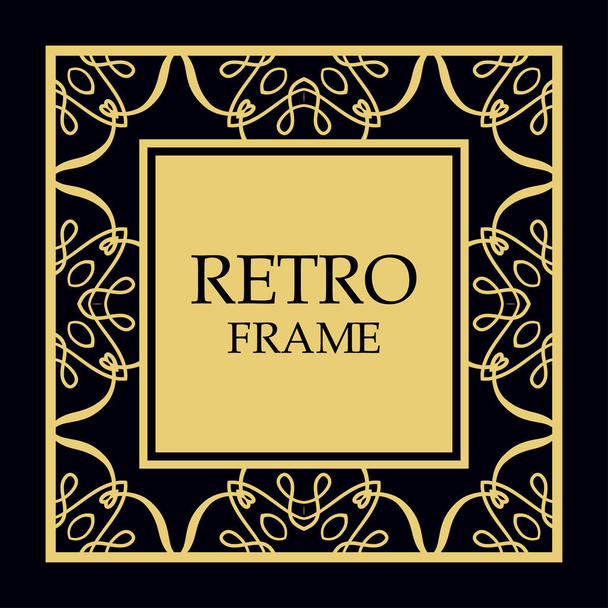 Vector ornate frame - Vettoriali, immagini