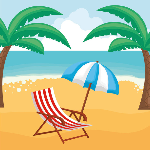 summer vacations design - Vector, Imagen