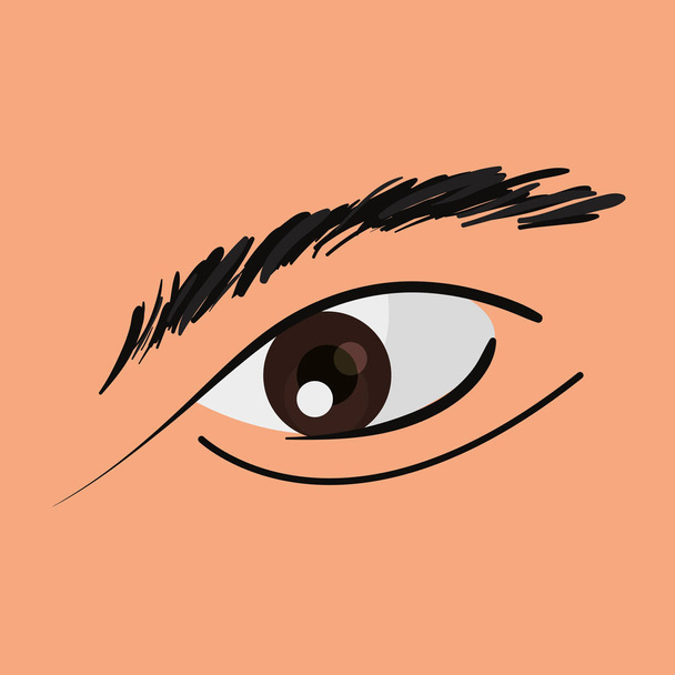 Design menschlicher Augen - Vektor, Bild