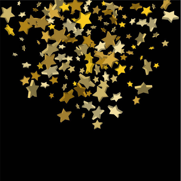 Падающие конфетти-звезды
 - Вектор,изображение
