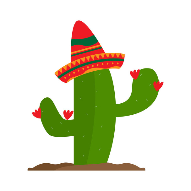 Isolated cactus icon - Vektör, Görsel