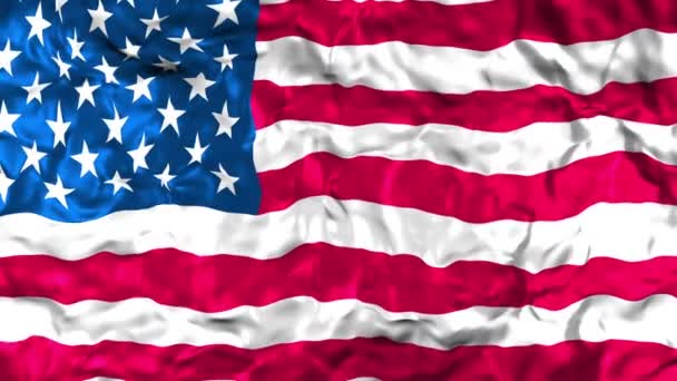 Ηνωμένες Πολιτείες από την αμερικανική σημαία κυματίζει - Πλάνα, βίντεο