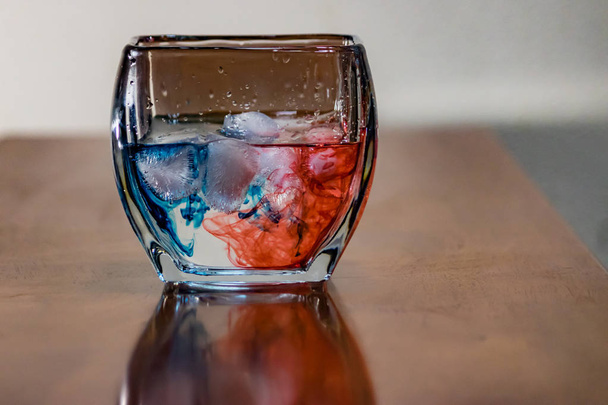 red and blue liquid - Photo, Image