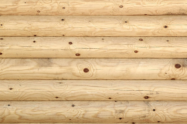 Pared de madera de troncos como textura de fondo  - Foto, imagen