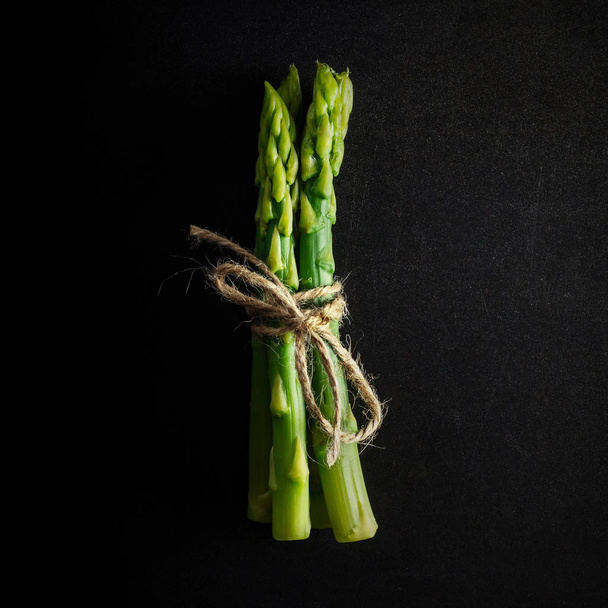 Bunch of fresh green asparagus. - Photo, Image