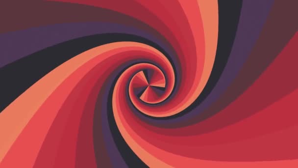 Spiral shape rainbow colors seamless loop rotation animation background new quality universal motion dynamic animated colorful joyful cool nice video footage - Footage, Video