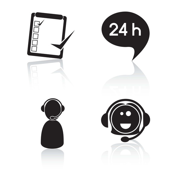 Customer Service icons - Vector, Image
