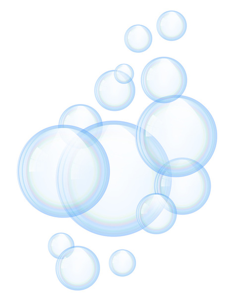 Vector soap bubbles - Vettoriali, immagini