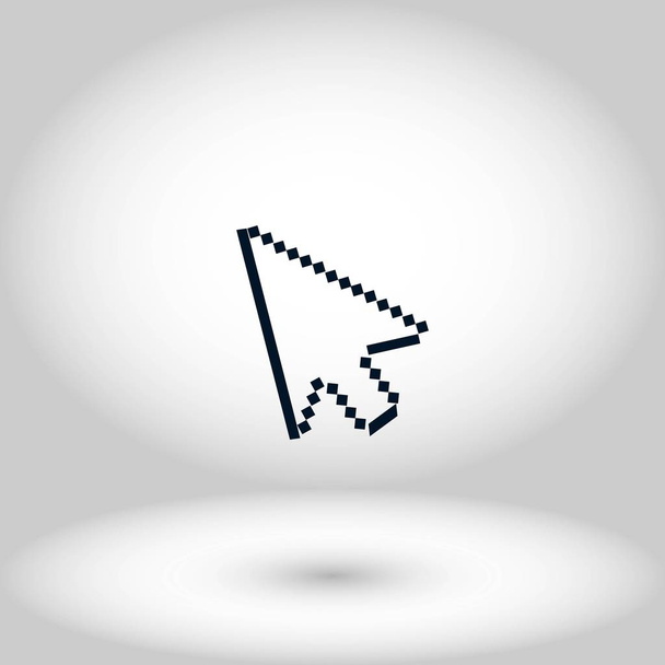 computer arrow icon - Vector, Image