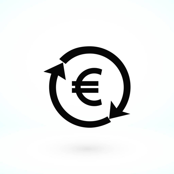 ícone de conversão de dinheiro
 - Vetor, Imagem