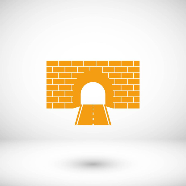 トンネルのアイコン ベクトル - ベクター画像