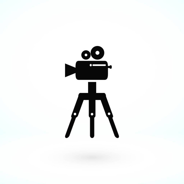 ikona video kamery - Vektor, obrázek