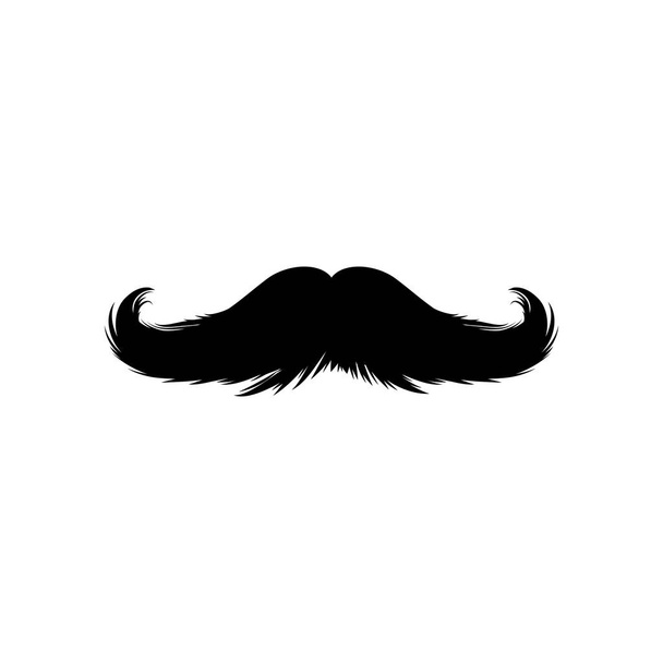 Moustaches Sticker isolated on white background - ベクター画像
