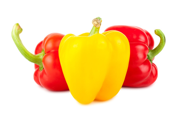 Fresh sweet red and yellow pepper - Фото, изображение