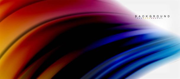 Flúido difuminado colores fondo, líneas de ondas abstractas, vector de ilustración
 - Vector, imagen