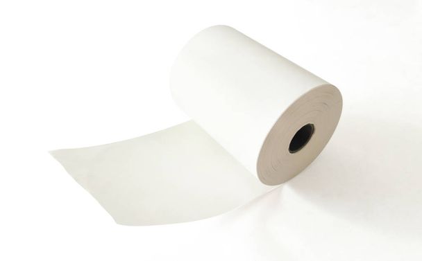 Rolos de papel isolados sobre fundo branco - Foto, Imagem