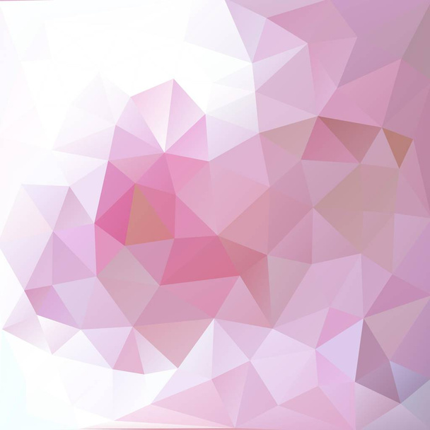 Cotton Candy and White Polygonal Background - Vector, Image