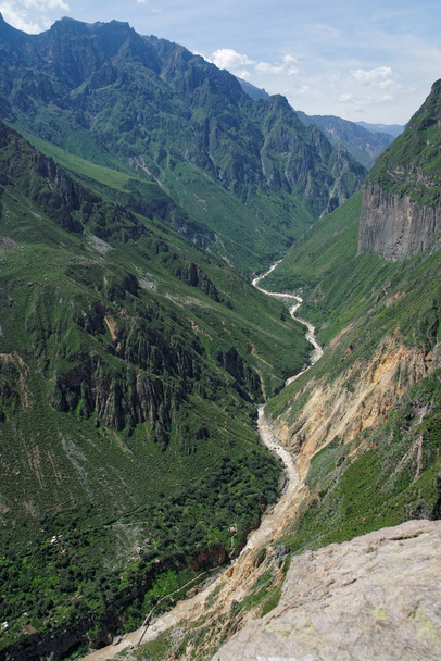 Canyon del Colca nella regione di Arequipa
 - Foto, immagini