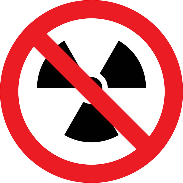 No radioactive substances sign - Photo, Image