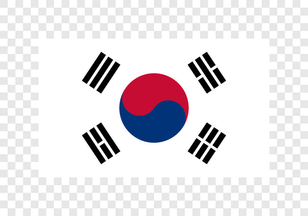 República de Corea - La bandera nacional
 - Vector, imagen