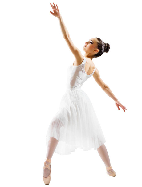 Ballerina (isolated on white version) - Fotoğraf, Görsel