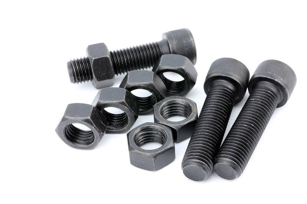 Steel bolt and nut - Photo, Image