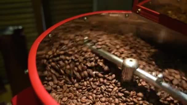 roaster for roasting coffee. - Footage, Video