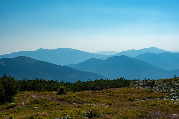 Stunning view of the green mountain ridges - Photo, Image
