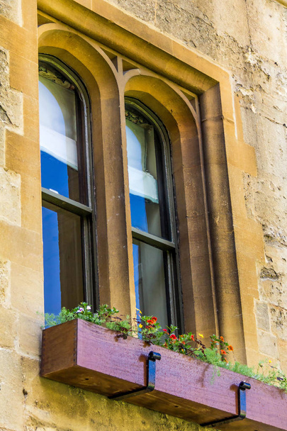 Eski Brasenose Quadrangle Koleji Oxford Üniversitesi - Fotoğraf, Görsel