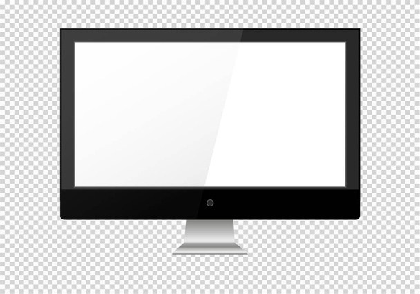 A blank LCD screen, plasma displays or TV to your design. - Vector, Image