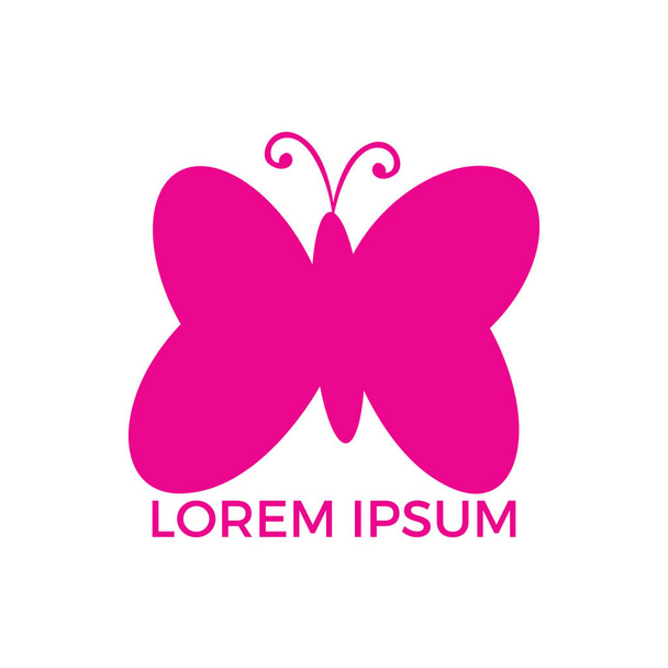 Logo Butterfly. Logo per cosmetici, lingerie, gioielleria
. - Vettoriali, immagini