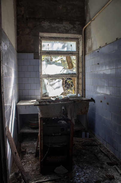 Chernobyl Exclusion Zone - hospital - Фото, изображение