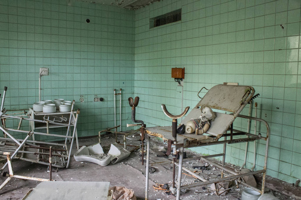Csernobil tilalmi zóna - Kórház - Fotó, kép