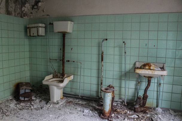 Chernobyl Exclusion Zone - hospital - Foto, Imagem