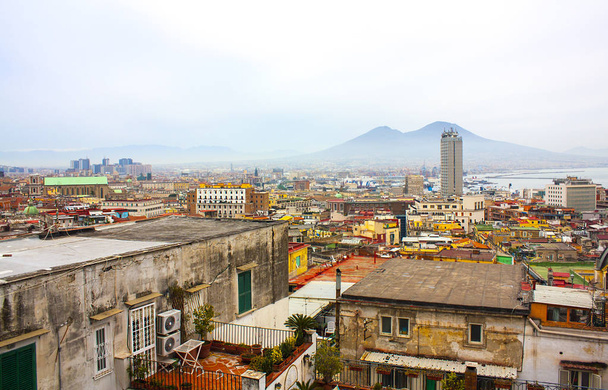 Napoli, Italia - 5. maaliskuuta 2018: Panorama of Napoli, Italia
 - Valokuva, kuva