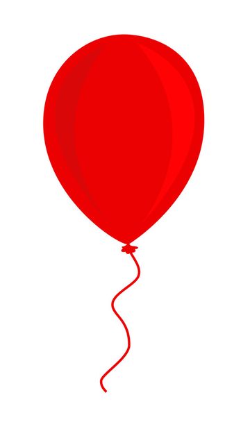 czerwony balonik - Wektor, obraz