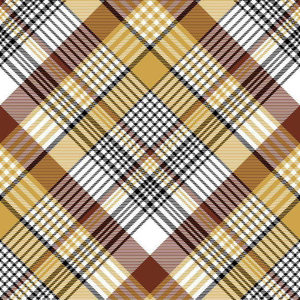 Oranje bruin stof textuur achtergrond naadloze patroon - Vector, afbeelding