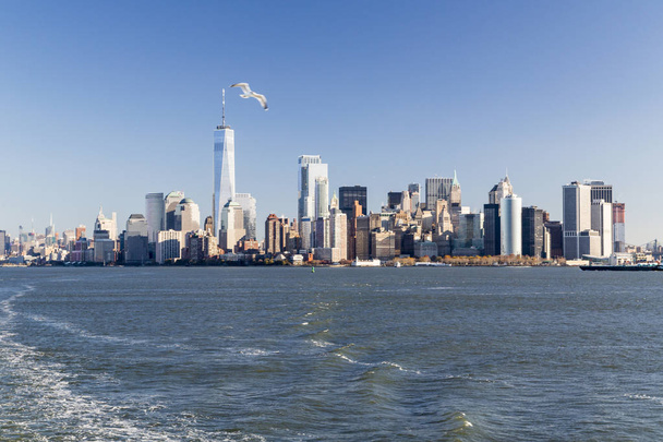Nueva York, horizonte del Bajo Manhattan
 - Foto, imagen