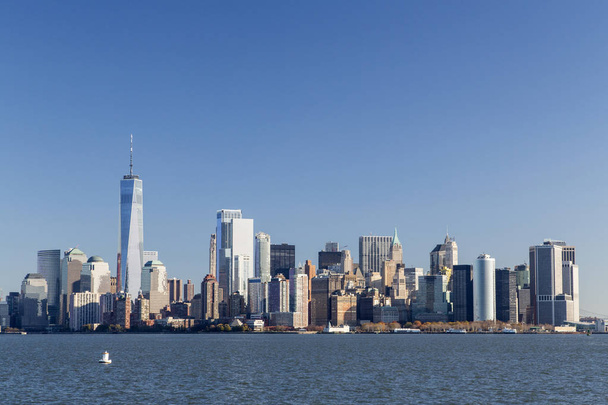 Nowy Jork, Lower Manhattan skyline - Zdjęcie, obraz