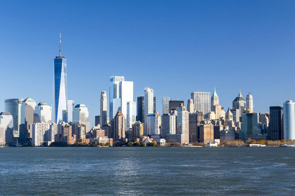 Νέα Υόρκη, στον ορίζοντα του Μανχάταν - Φωτογραφία, εικόνα