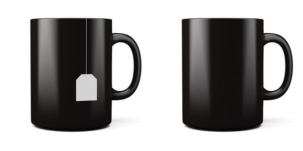 Черная чашка
 - Фото, изображение