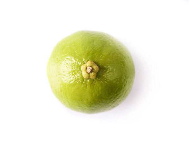 Fresh green lime isolated on white background - Photo, Image