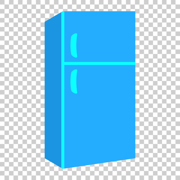 Réfrigérateur icône vectorielle réfrigérateur dans le style plat. Frigo congélateur illu
 - Vecteur, image
