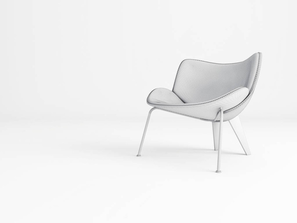 Fauteuil ontwerp / fauteuil presentatie  - Foto, afbeelding