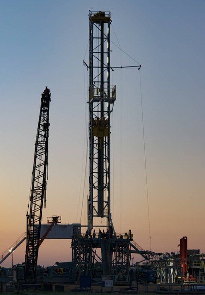 Shale öljynporauslautan Texas
 - Valokuva, kuva