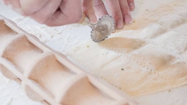 Making Italian raviolis - Photo, Image